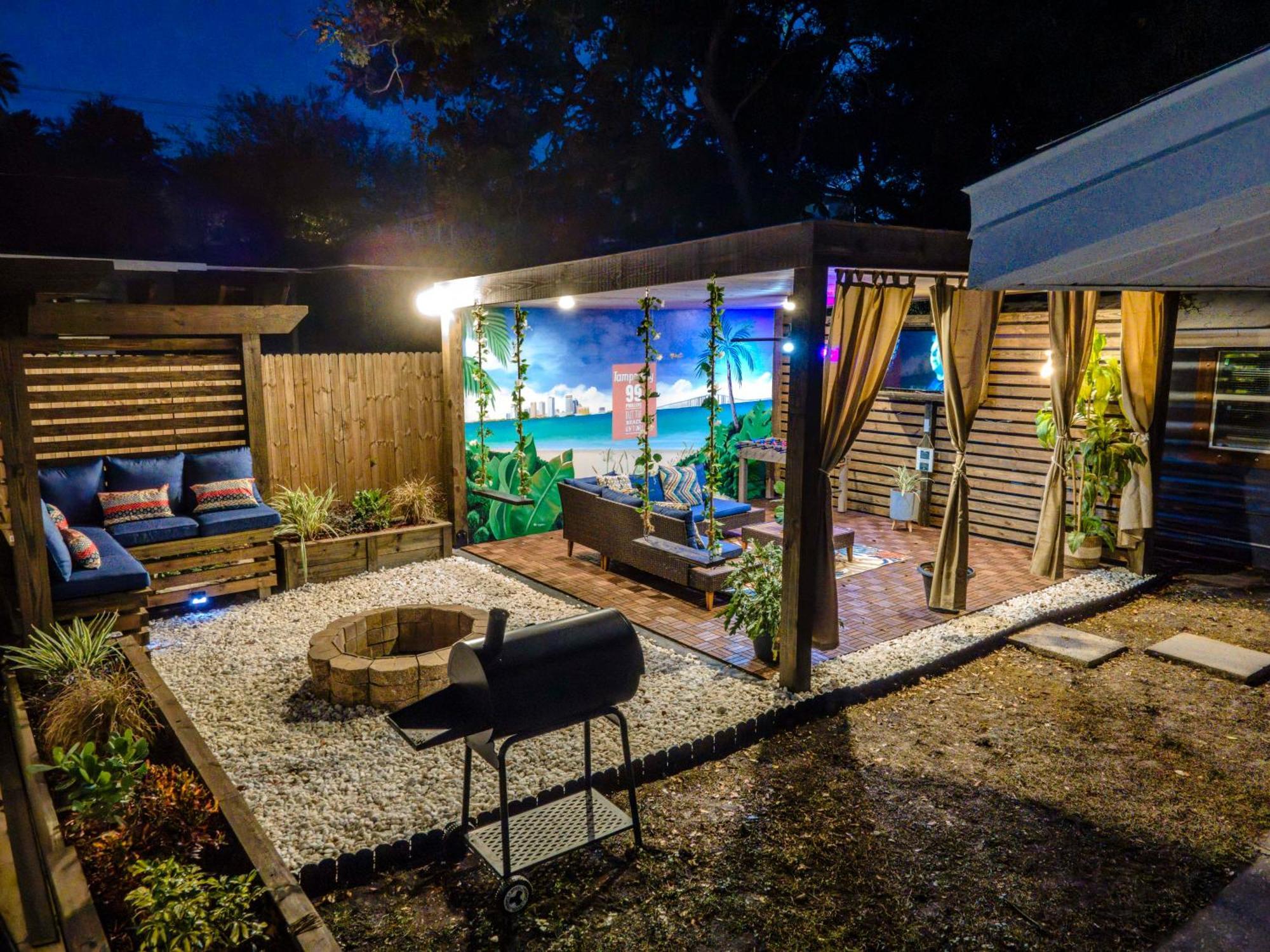 Luxury 5-Br House, Tampa Downtown With Cottage Bagian luar foto
